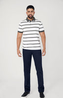 Pantalón chino de corte entubado — Ref. 102603-4
