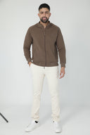 Chaqueta de punto con cuello alto — Ref. 302601