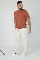 Camiseta de punto fino con cuello redondo — Ref. 402601