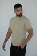 Camiseta de punto fino con cuello redondo — Ref. 402601