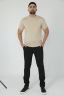 Camiseta de punto fino con cuello redondo — Ref. 402601