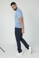 Camiseta de punto fino con cuello redondo — Ref. 402601