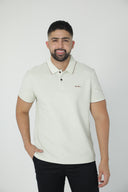Polo clásico en piqué con filos de contraste — Ref. 202604