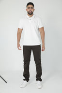 Polo clásico en piqué con filos de contraste — Ref. 202604