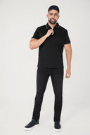 Jean de cinco bolsillos con corte entubado — Ref. 102601-5
