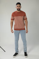 Camiseta a rayas estilo marinero — Ref. 402602