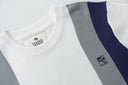 Camiseta con franjas verticales en contraste — Ref. 402603