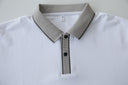 Polo con cuello y puños en contraste y filete — Ref. 202608