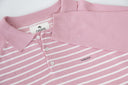 Buso de punto a rayas con cuello tipo polo — Ref. 502604