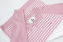 Buso de punto a rayas con cuello tipo polo — Ref. 502604