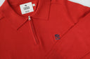 Buso de punto con cuello camisero y media cremallera — Ref. 502602