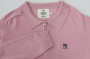 Buso de punto con cuello camisero y media cremallera — Ref. 502602
