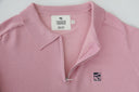 Buso de punto con cuello camisero y media cremallera — Ref. 502602