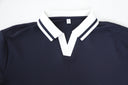 Polo en tejido texturizado con cuello abierto — Ref. 202603