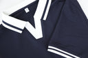Polo en tejido texturizado con cuello abierto — Ref. 202603