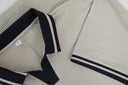 Polo en tejido texturizado con cuello abierto — Ref. 202603
