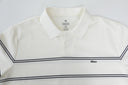 Polo de rayas finas dobles con cuello sólido — Ref. 202605