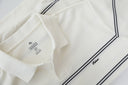 Polo de rayas finas dobles con cuello sólido — Ref. 202605