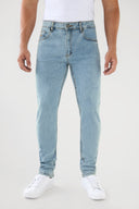Jean de cinco bolsillos con corte entubado — Ref. 102601-10
